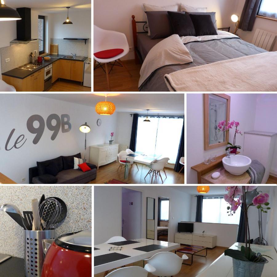 Le 99B Modern Apartment Queen Size Bed Connected Tv Hallennes-lez-Haubourdin Kültér fotó