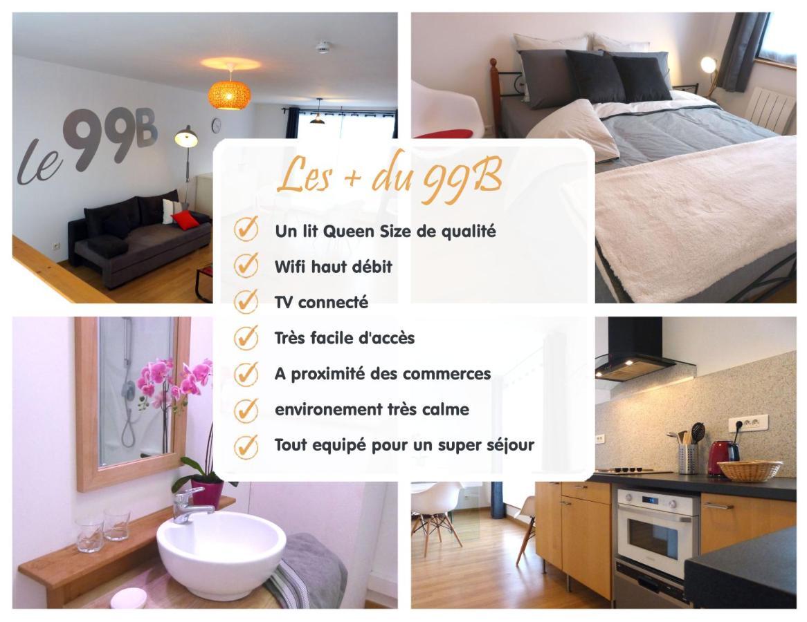 Le 99B Modern Apartment Queen Size Bed Connected Tv Hallennes-lez-Haubourdin Kültér fotó